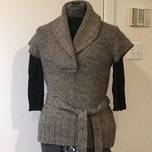 WILLI SMITH collared acrylic wool tunic.